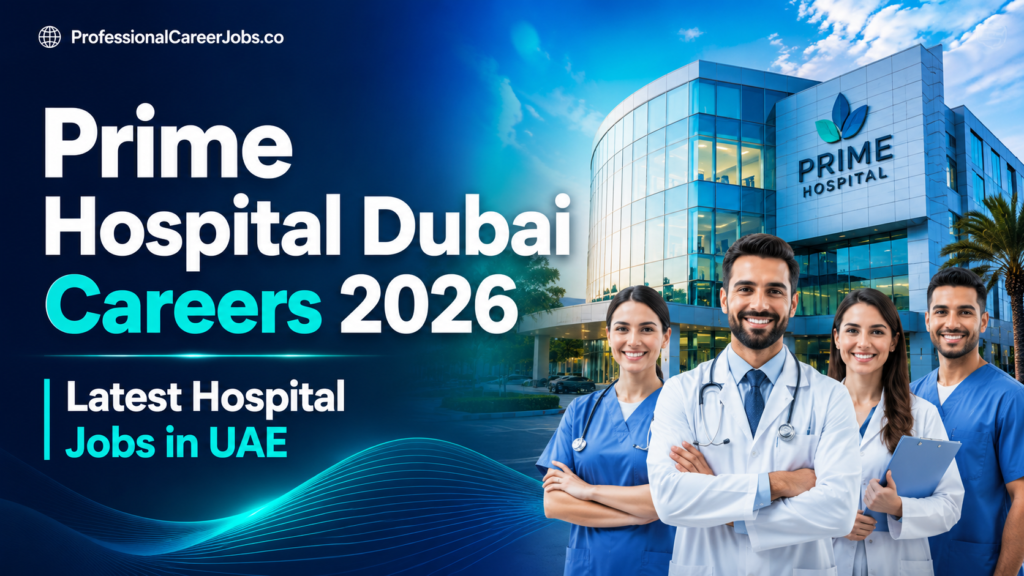 Prime Hospital Dubai Careers 2026 | Latest Hospital Jobs in UAE